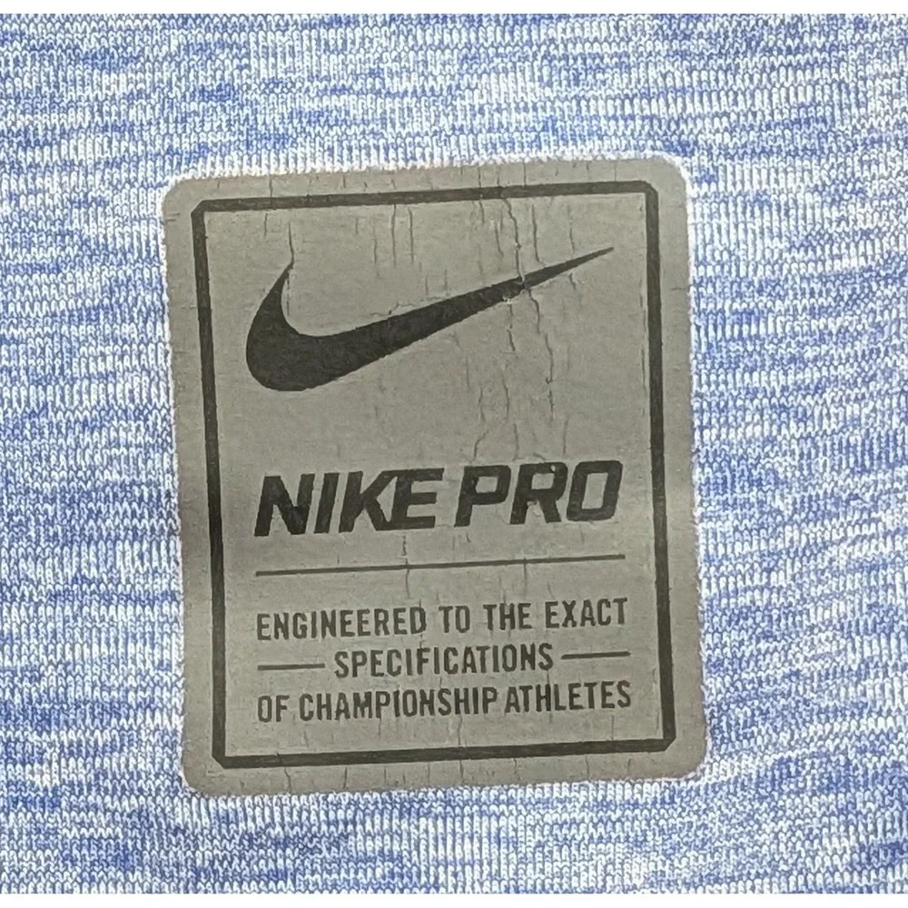 Nike Pro Fitted Dri-Fit Men's Short Sleeve Shirt Blue Small S - Lot of 3